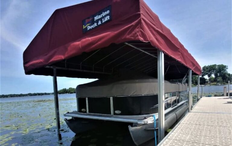 Marine dock and lift, boat docks, boat lifts, Center City, Minnesota